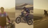 Fransman gaat Morocco Desert Challenge rijden op een oude Honda 125 XLS